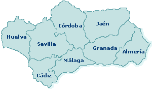 Mapa Andalucía