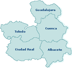 Mapa Castilla La Mancha